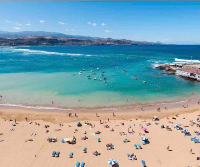 2 Bedrooms Flat 50 Mts Away From Las Canteras Beach Лас-Пальмас-де-Гран-Канарія Екстер'єр фото